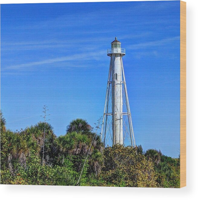 Paradise Wood Print featuring the photograph Light of Gasparilla by Sean Allen