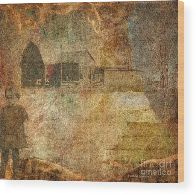 Photography Wood Print featuring the photograph Uncovering the Truth by Kathie Chicoine