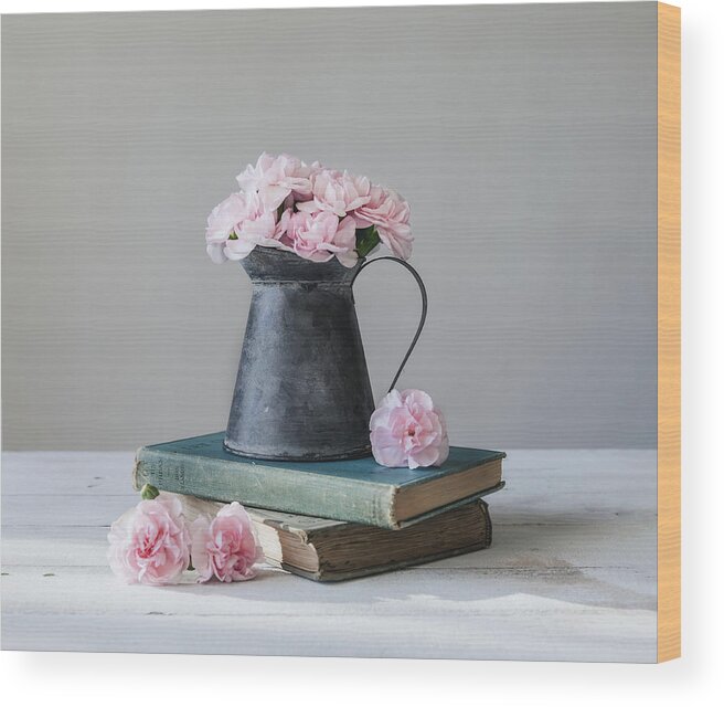Carnation Wood Print featuring the photograph Always With Me by Kim Hojnacki