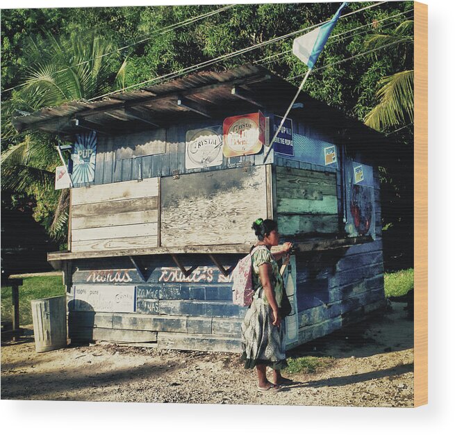 Rural Grocery Store Wood Print featuring the photograph Crystal by Jessica Levant