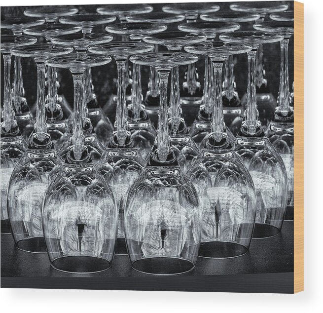 Iceland Wood Print featuring the photograph Harpa Glasses by Tom Singleton