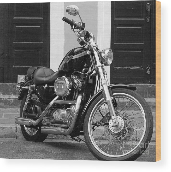 Motorcycle Wood Print featuring the photograph Screamin Eagle by Debbi Granruth