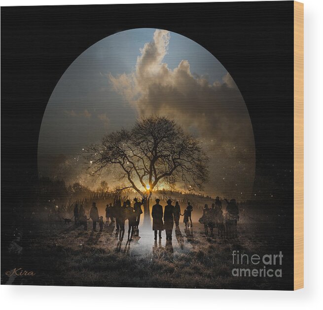 People Wood Print featuring the photograph The leftovers by Kira Bodensted