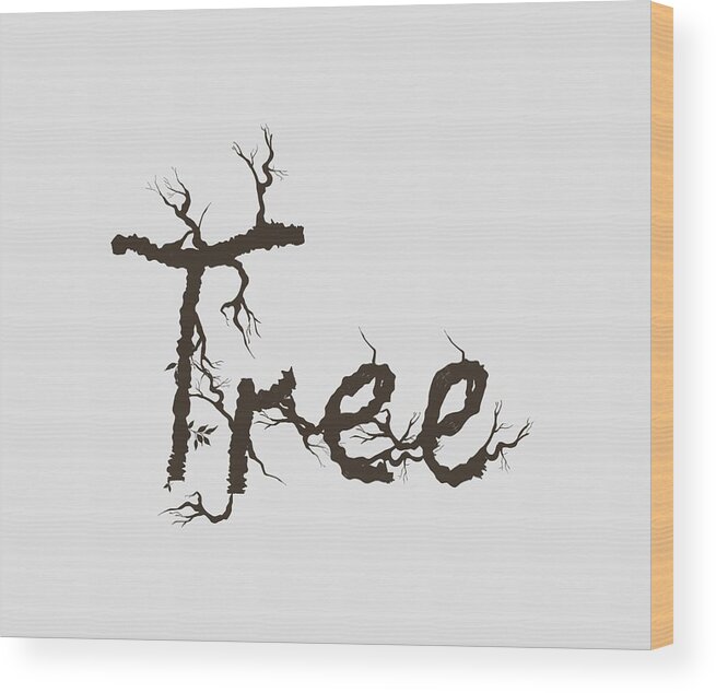  Wood Print featuring the photograph Tree by Martina Fagan