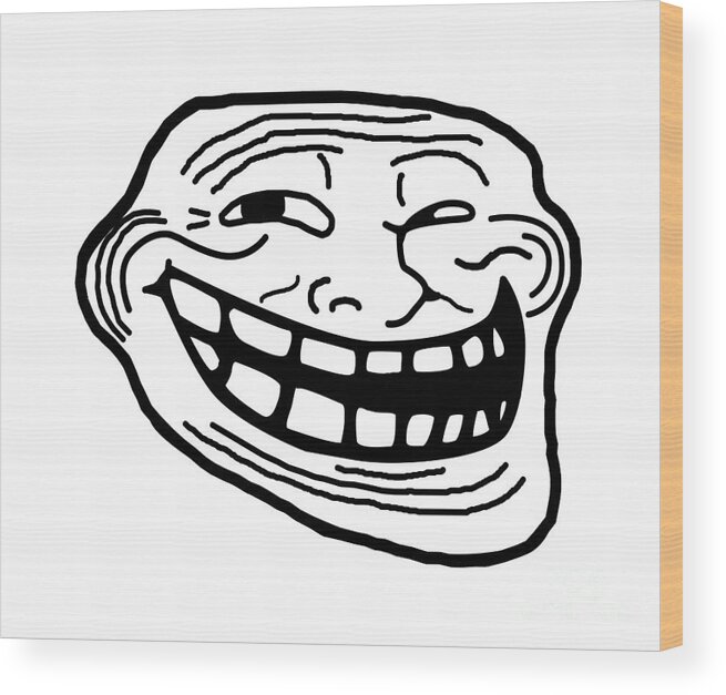 Trollface meme - High Quality Art Print