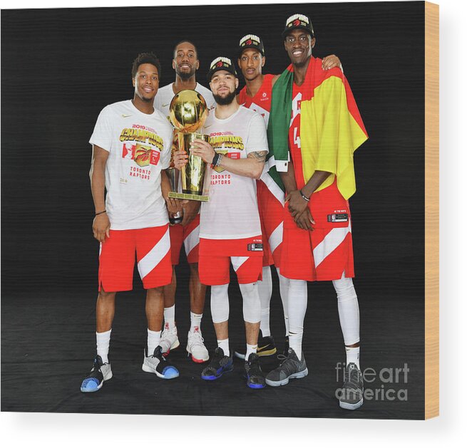 Playoffs Wood Print featuring the photograph 2019 Nba Finals Portraits by Jesse D. Garrabrant