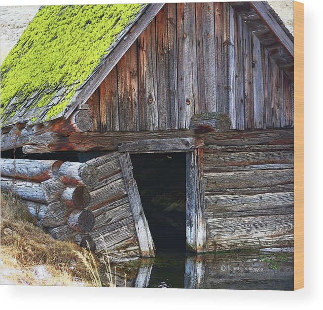 Well House Wood Print featuring the photograph Old Well House #1 by Kae Cheatham