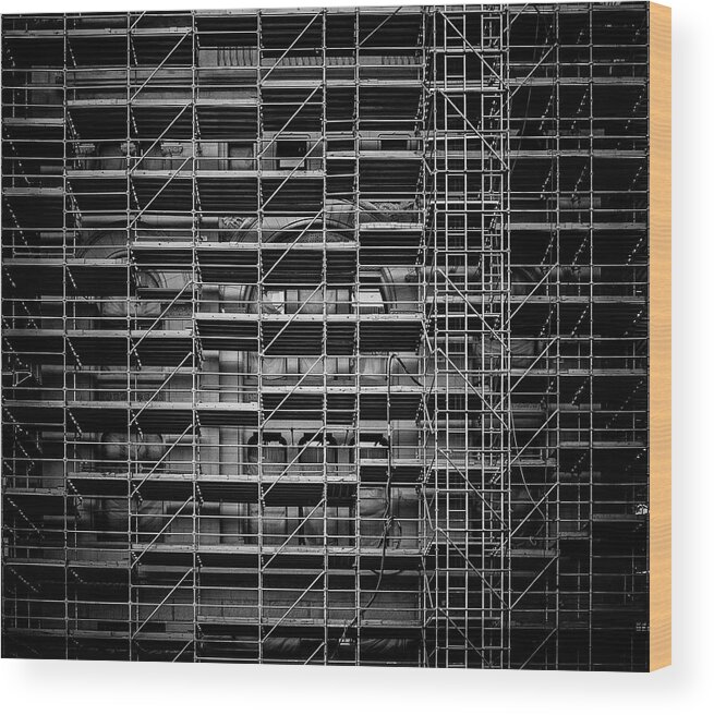 Blumwurks Wood Print featuring the photograph Platform by Matthew Blum