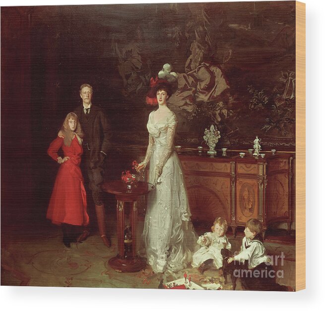 Child Wood Print featuring the painting The Sitwell Family, 1900 by John Singer Sargent