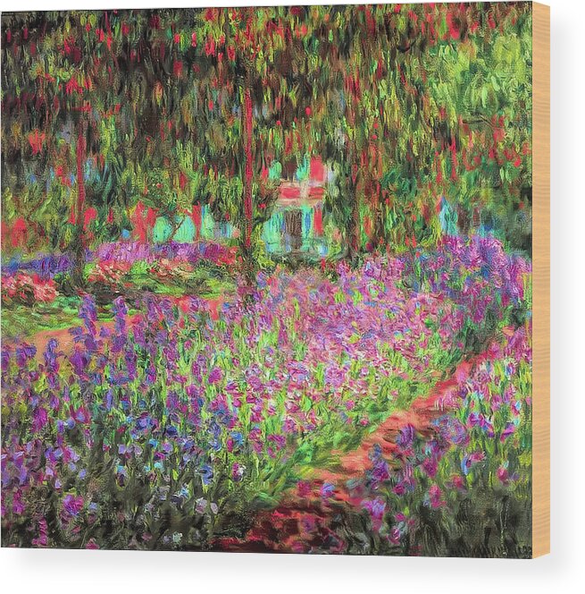 Artist's Garden at Giverny Wooden Jigsaw Puzzle