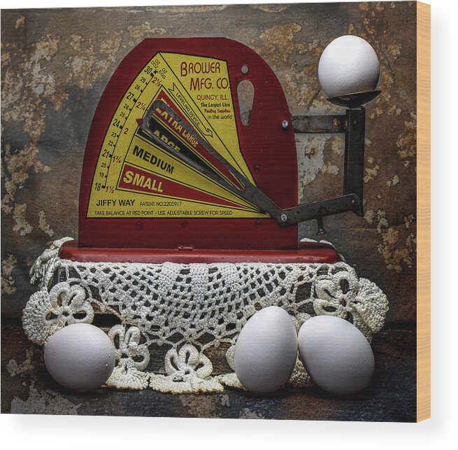 Egg Scale Wood Print by Carol Ward - Pixels