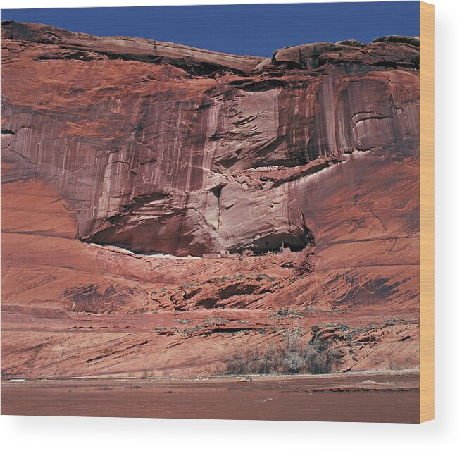 Canyon De Chelly Wood Print featuring the photograph First Ruin Wall by Tom Daniel