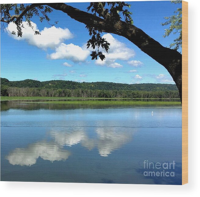 River Wood Print featuring the photograph Solitude by Charlene Adler