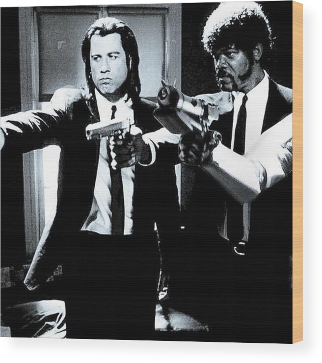 Pulp Fiction Wood Print featuring the photograph Pulp by Tony Leone