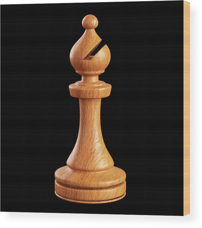 How to draw a Chess Piece Bishop Real Easy 