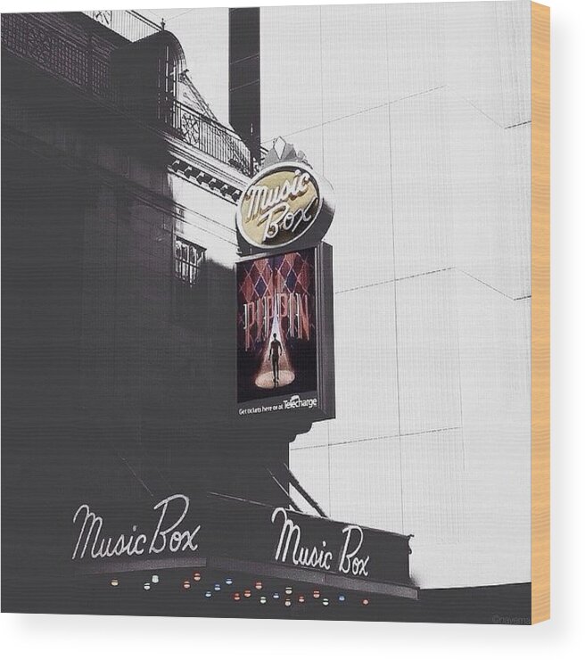Bws_edits Wood Print featuring the photograph Broadway Dreams #1 by Natasha Marco