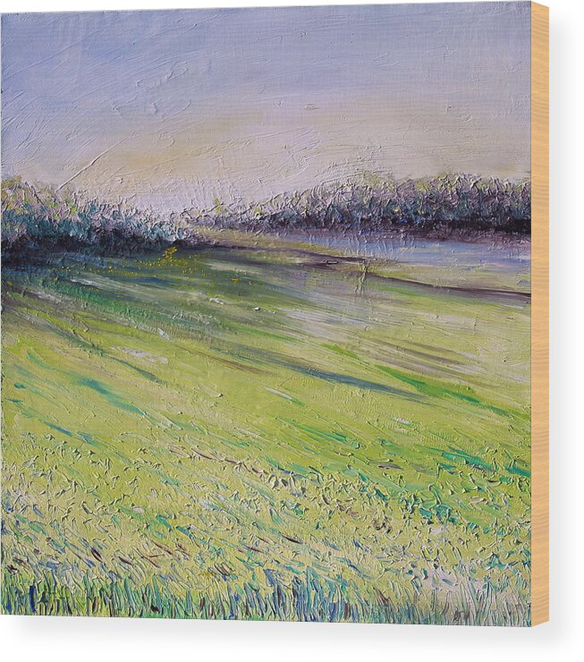 Spring Wood Print featuring the painting Revelation by Meaghan Troup