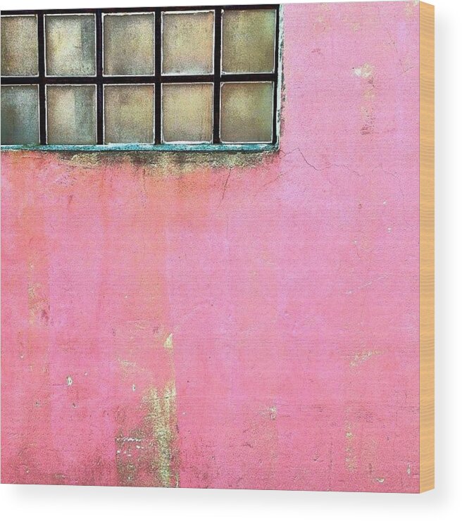 Pinkisobscene Wood Print featuring the photograph Window Detail by Julie Gebhardt