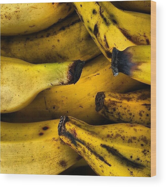Foodgasm Wood Print featuring the photograph Bananas by Jason Roust
