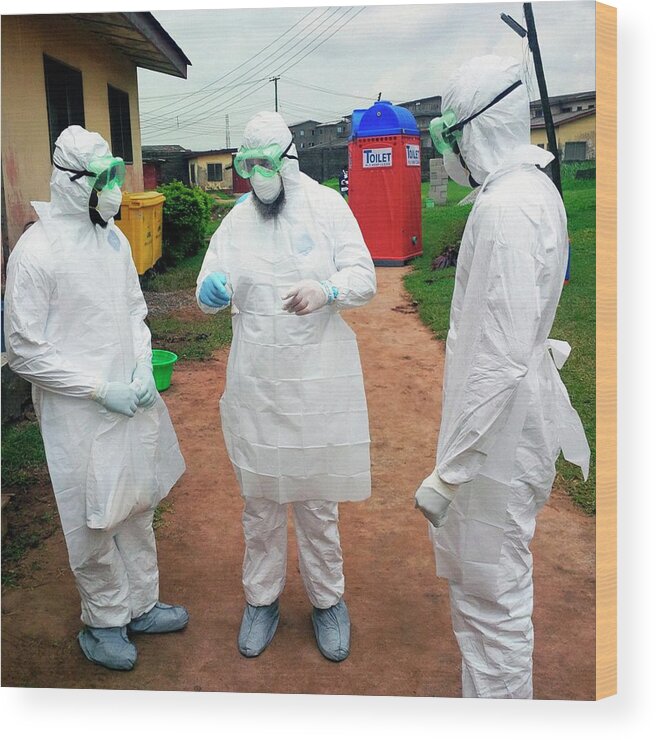 Disease Wood Print featuring the photograph 2014 Ebola Virus Disease Outbreak by Cdc