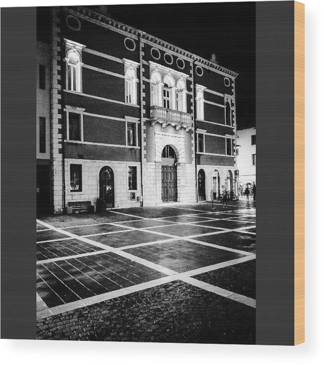 Wood Print featuring the photograph Pordenone, Italy
starry Night #8 by Marino Todesco