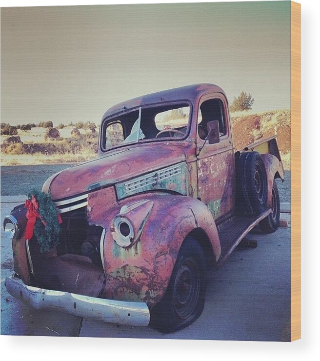 Truck Wood Print featuring the photograph Untitled #3 by Jesse Freeman