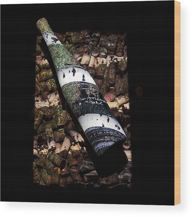 Birtch Trees Wood Print featuring the photograph a Brawny and Coarse Grape by Doug Davidson