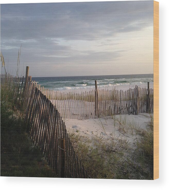 Beach Photography Wood Print featuring the photograph A Simple Life by Mary Buck