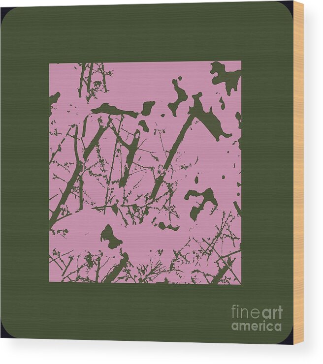 Abstract Wood Print featuring the photograph Abstract 4 by Diane montana Jansson