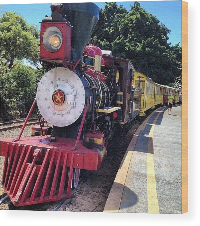 Train Wood Print featuring the photograph All Aboard by Darice Machel McGuire