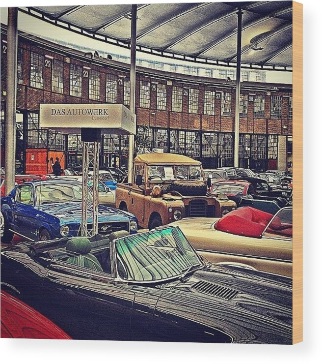 Europe Wood Print featuring the photograph Amazing! #classic #classicar #car by Emily Hames