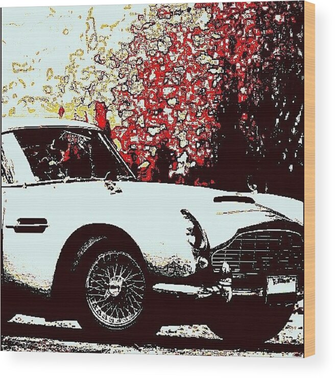 Wood Print featuring the photograph Aston Martin Db5 by Ant Jones