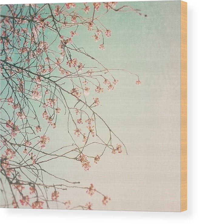 Spring Wood Print featuring the photograph Bloomin' Spring by Suzanne Goodwin