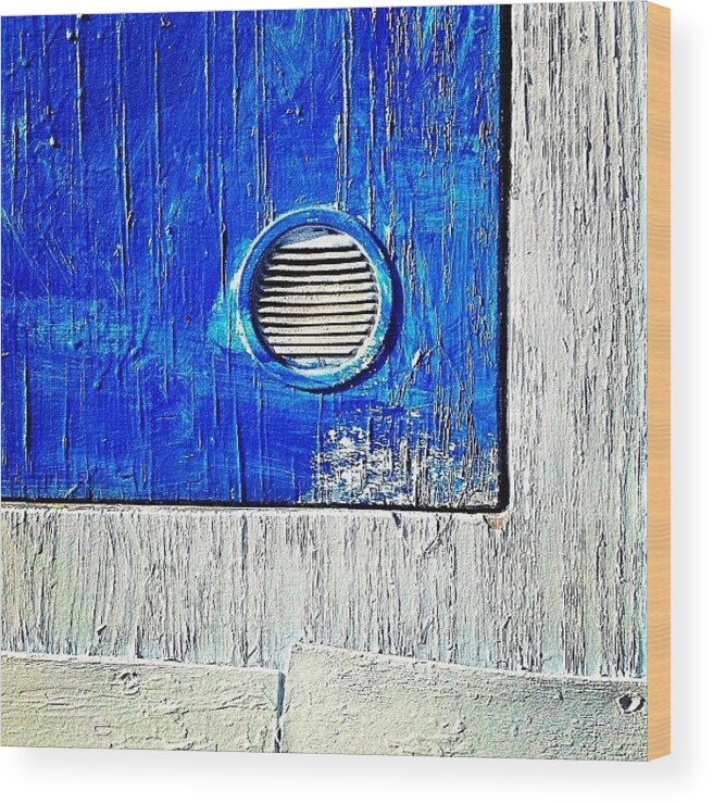 Nothingisordinary Wood Print featuring the photograph Blue And White by Julie Gebhardt