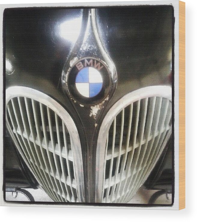  Wood Print featuring the photograph Bmw by Raimond Klavins