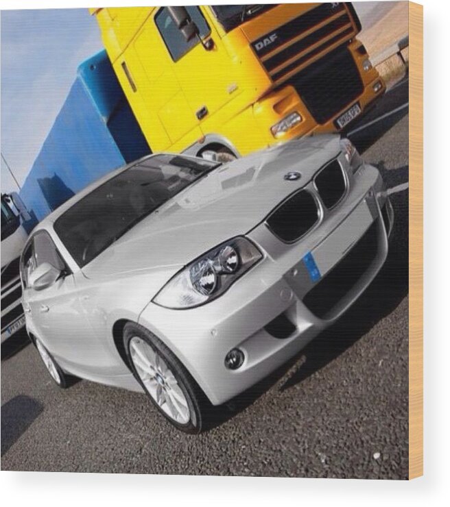  Wood Print featuring the photograph Car Is For Sale

59 Plate Bmw 1 by Barrie Gregson
