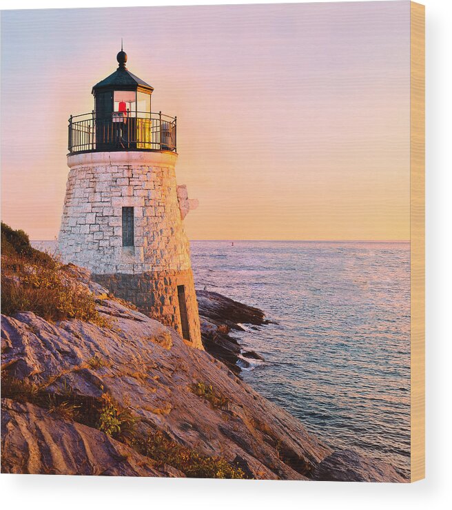 Castle Wood Print featuring the photograph Castle Hill Light 3 by Marianne Campolongo