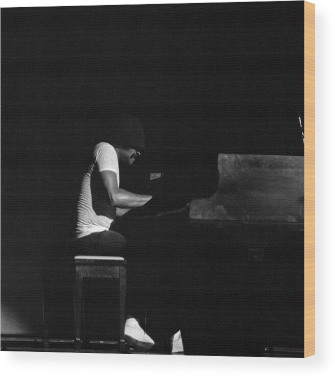 Jazz Wood Print featuring the photograph Cecil Taylor 2 by Lee Santa
