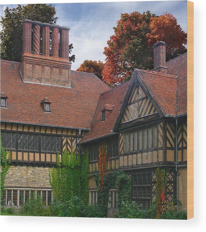 Cecilienhof Palace Wood Print featuring the photograph Cecilienhof Palace by Doug Kreuger