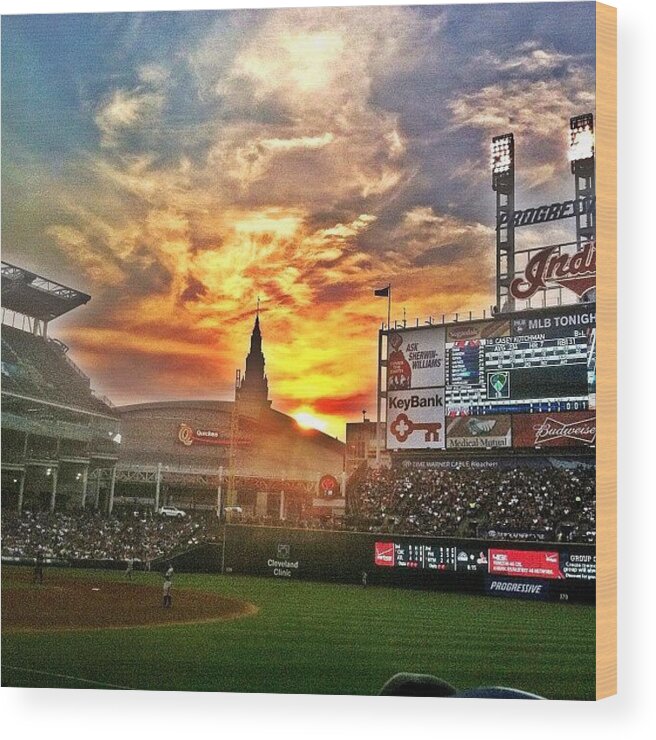 Mlb Wood Print featuring the photograph Centerfield by J Telischak