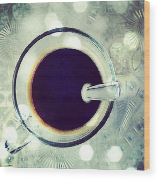 Beautiful Wood Print featuring the photograph Coffee Time! by Emanuela Carratoni