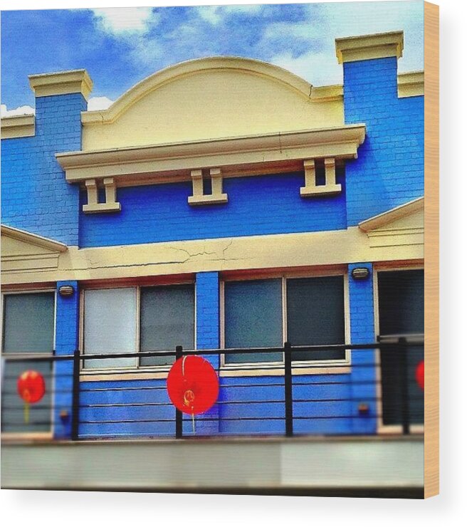 3 Wood Print featuring the photograph Day 44/2013 Raise The Red Lantern! by Benito Chan