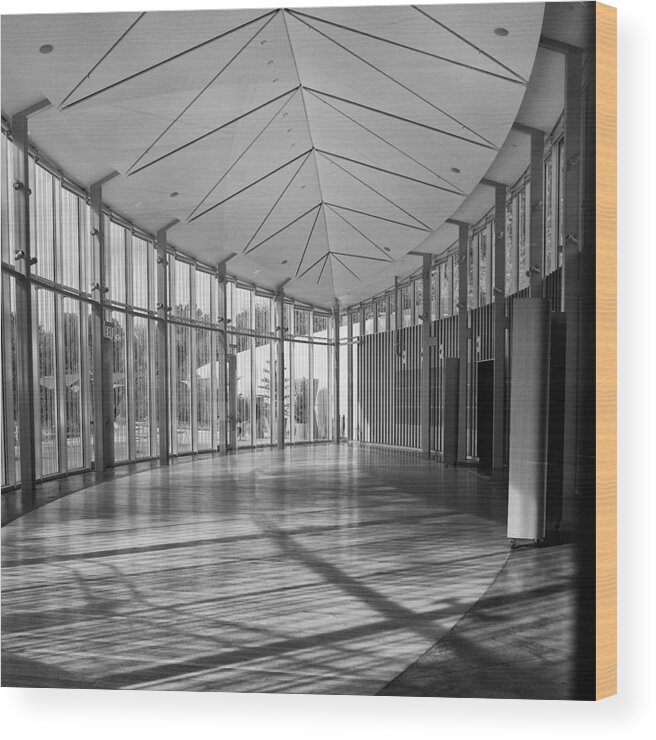 Architecture Wood Print featuring the photograph Defined by Shadows by Cornelis Verwaal