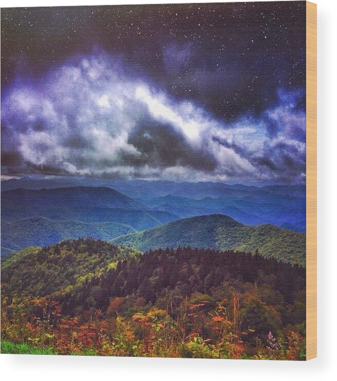 Asheville Wood Print featuring the photograph Dreamscape by Simon Nauert