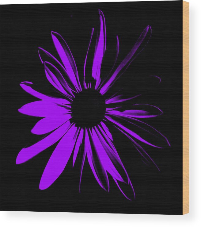 Flower Wood Print featuring the digital art Flower 10 by Maggy Marsh