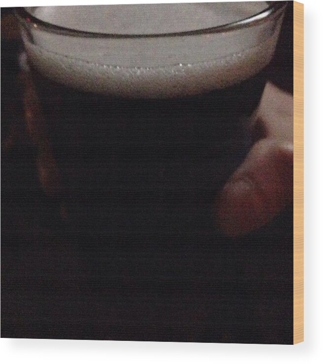  Wood Print featuring the photograph Found No. 9 On Tap! Cheers! by Antonio Worrall