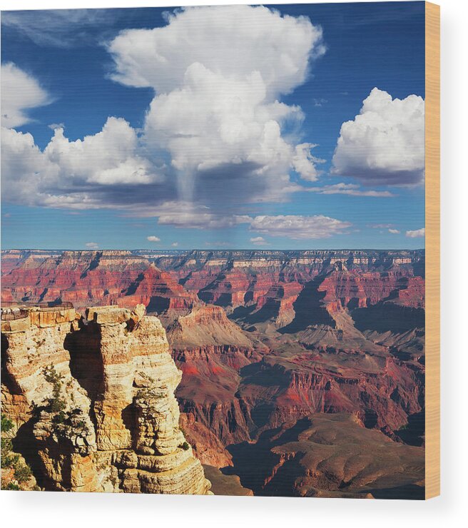 Scenics Wood Print featuring the photograph Grand Canyons by Lucynakoch