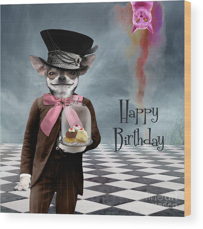 Animal Wood Print featuring the photograph Happy Birthday by Juli Scalzi