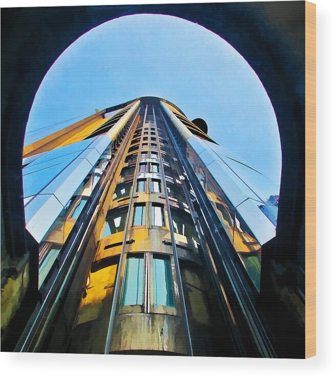  Wood Print featuring the photograph Hong Kong Arc 2 by Rochelle Berman
