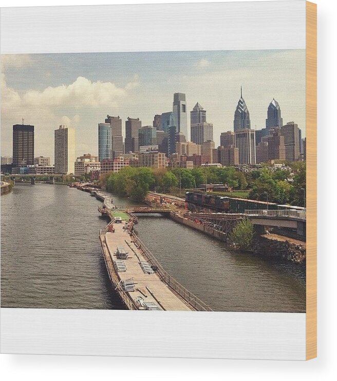 Igers_philly Wood Print featuring the photograph “i Fell In Love With Her Courage, Her by Josh Kinney